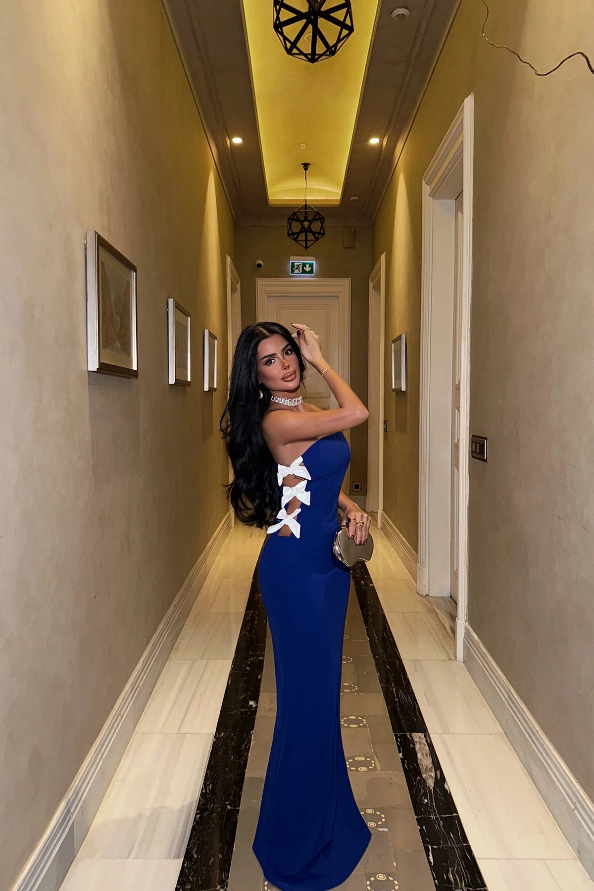 Ruby Maxi Dress - Blue