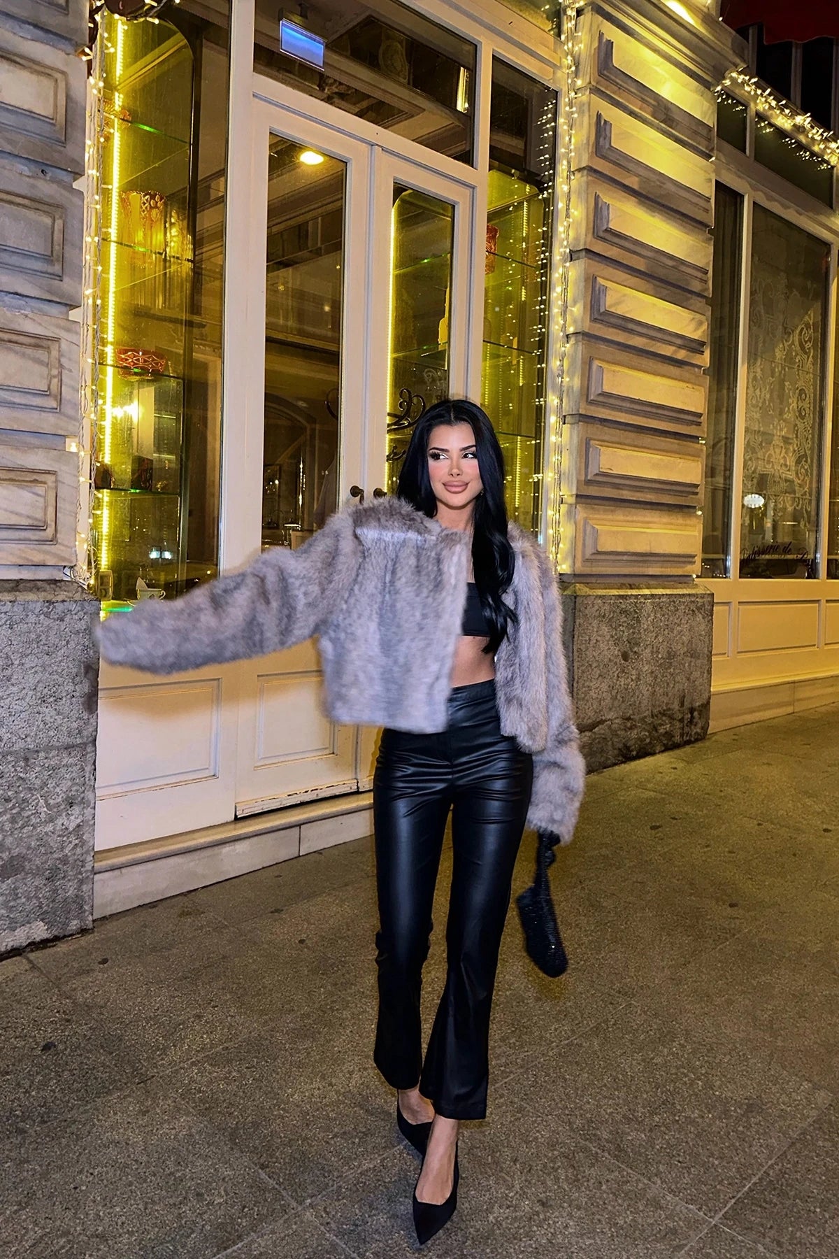 ジャケット・アウター 9090 girl Faux Fur Short Blouson Faux Fur Short Blouson【9090 girl】 – YZ