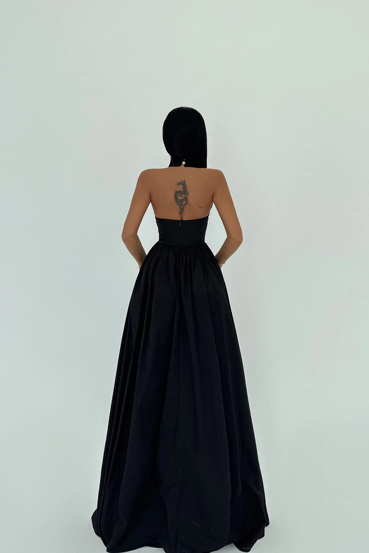 Black Lia Maxi Dress